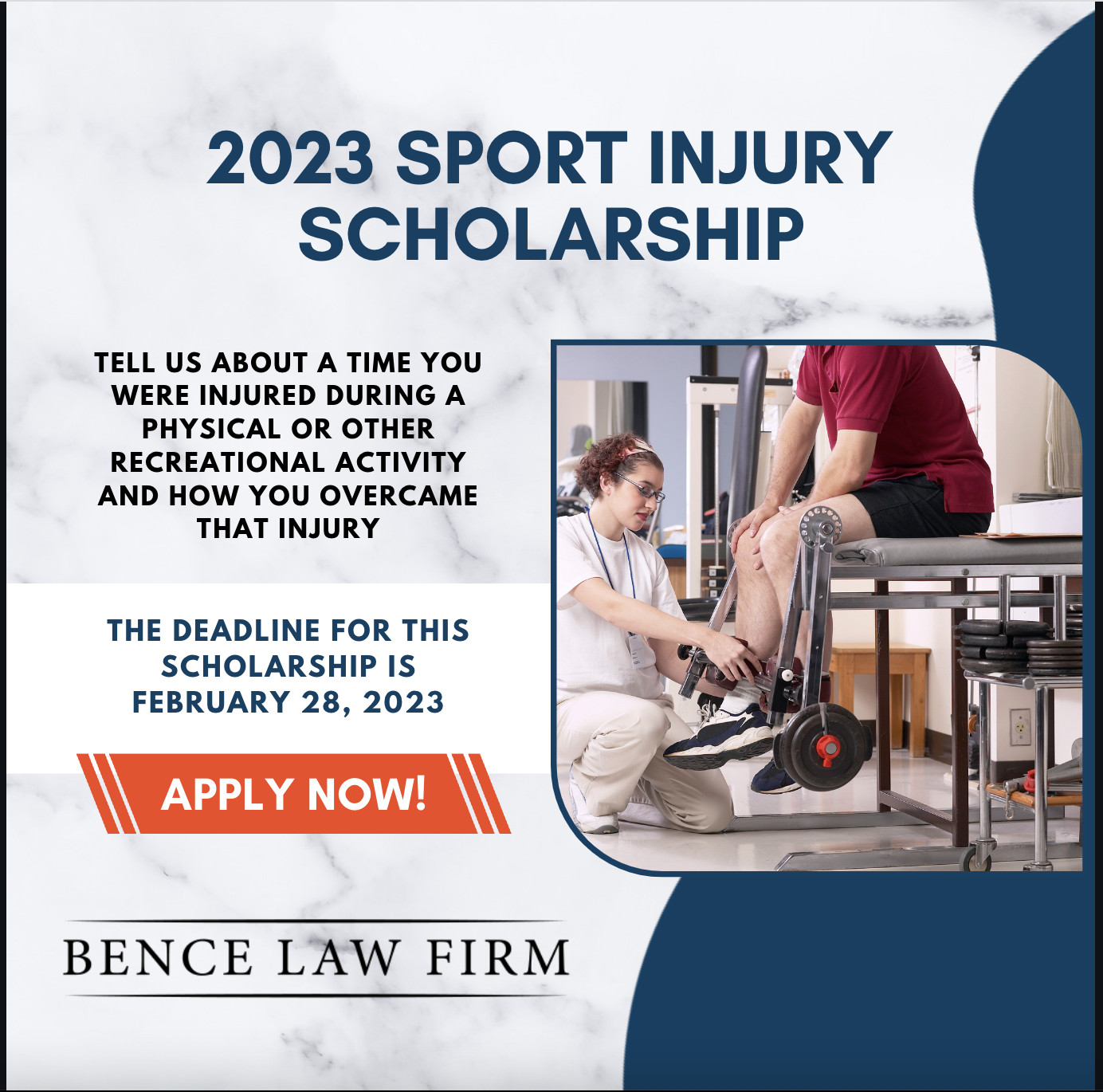 2023 Sport Injury Scholarship Phenix City Personal Injury Lawyer